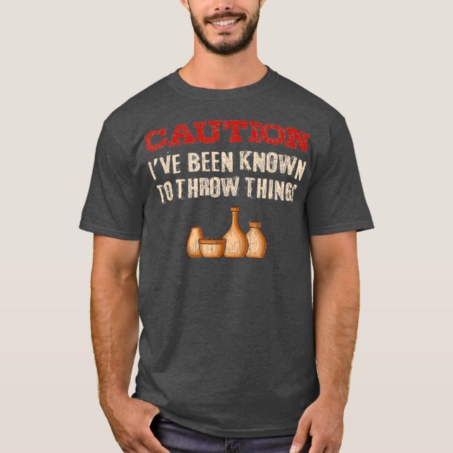 Lustigt potteri och keramik för citat av Potter Gi T Shirt (Framsida)