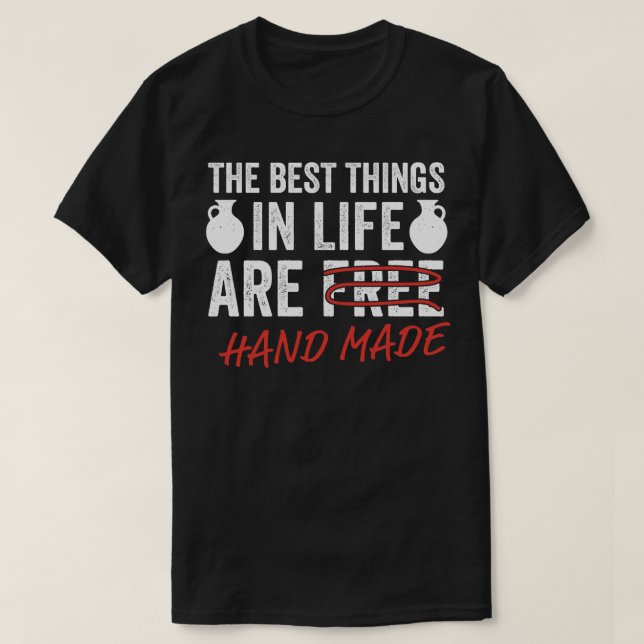 Lustigt Pottery Best Sak i Life Potter Ceramic T Shirt (Design framsida)