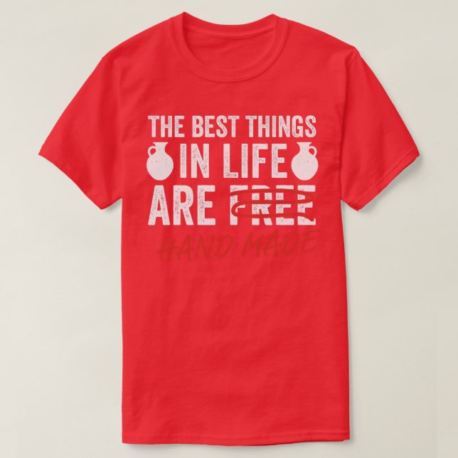 Lustigt Pottery Best Sak i Life Potter Ceramic T Shirt (Design framsida)