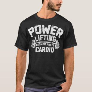 Lustigt PowerLyftande deadlift Weightlift T Shirt
