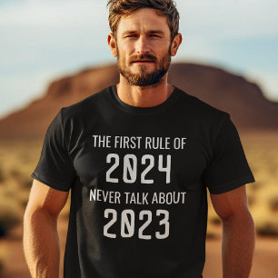 Lustigt prata aldrig om 2020-regeln  2021 t shirt