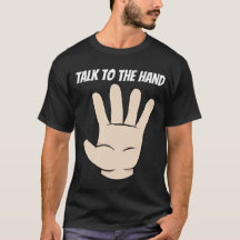 Lustigt prata med handen T-Shirt