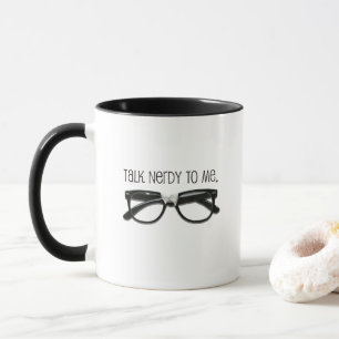 Lustigt prata nerdy med mig mugg