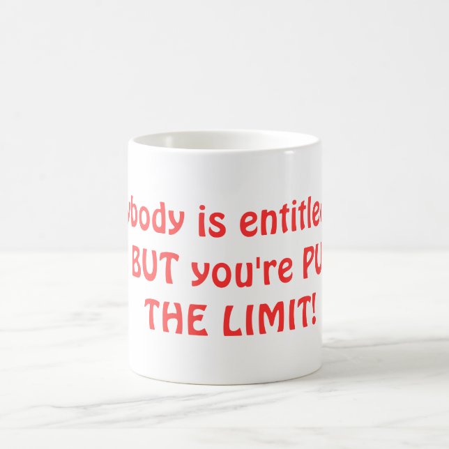 Lustigt presentkort för första datan kaffemugg (Center)