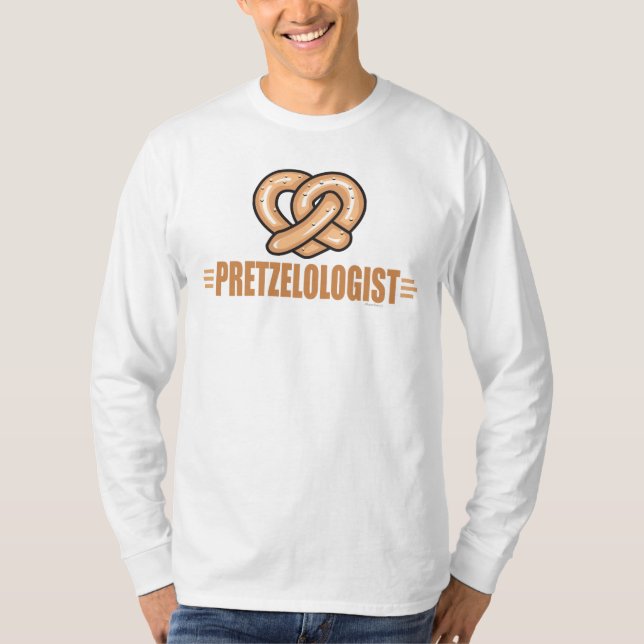Lustigt Pretzel Älskare Tee (Framsida)