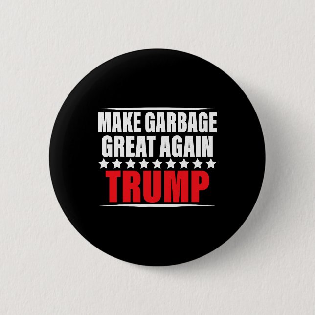 Lustigt Pro Trump Gör Sopor Underbart igen Knapp (Framsida)