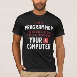 Lustigt program - reparationskoder för datorer Hu T Shirt