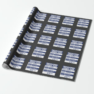 Lustigt programmerare - timtaxa för datorns IT-ko Presentpapper