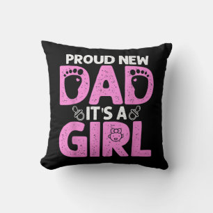 Lustigt, proud New Pappa Gift För manar Fars dag. Kudde