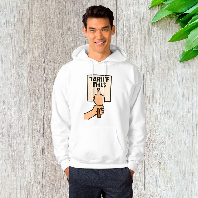 Lustigt provskylt i Mitten Finger Hoodie (Skapare uppladdad)