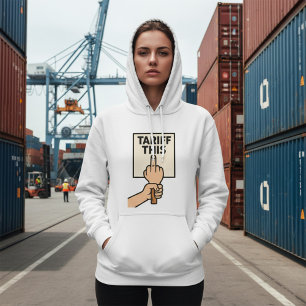 Lustigt provskylt i Mitten Finger T Shirt