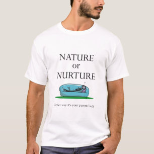 Lustigt psykologiskt naturfenomen eller naturvårds t shirt