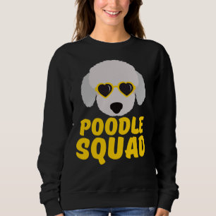 Lustigt Pudel Squad Gult Cute Kärlek Pudel if T Shirt