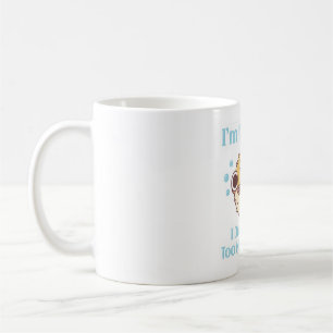 Lustigt Puffer Fish Jag är inte Tjock att jag bara Kaffemugg
