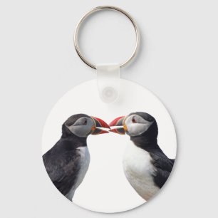 Lustigt puffins nyckelring