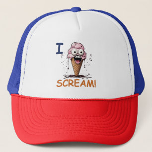 Lustigt Punny, jag citerar Skräm/Ice Cream Keps