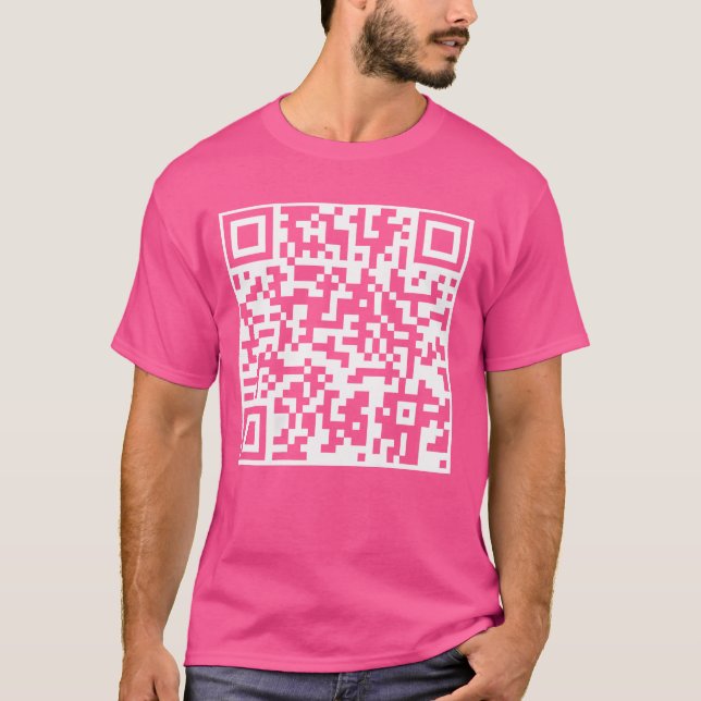 Lustigt QR-ordförande Trump Dance Code (på baksida T Shirt (Framsida)