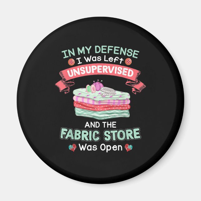 Lustigt Quilt Fabric-filter Magnet (Framsidan)