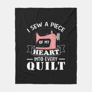 Lustigt Quilters-presentationer Fleecefilt
