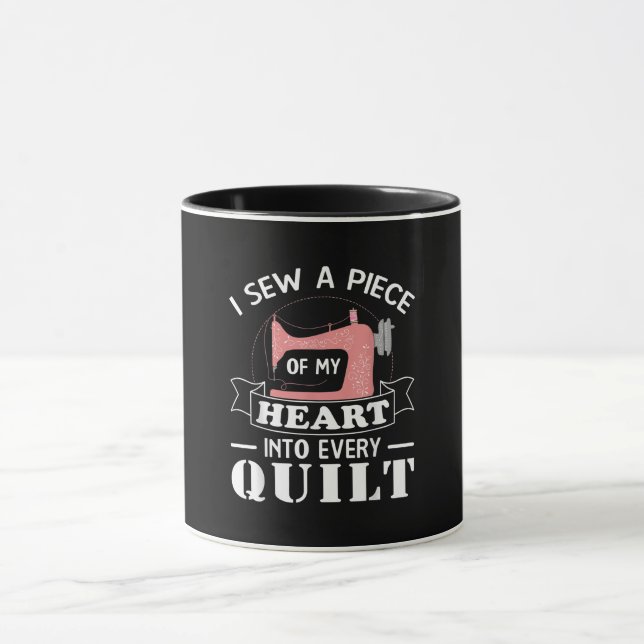 Lustigt Quilters-presentationer Mugg (Center)