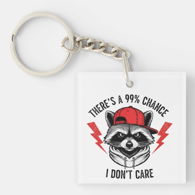 Lustigt Raccoon Det är 99 % procents chans jag int (Framsidan)