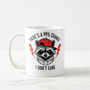 Lustigt Raccoon Det är 99 % procents chans jag int Kaffemugg