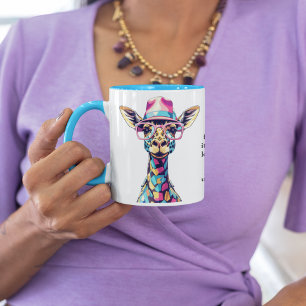 Lustigt råd från en Giraffe Mugg