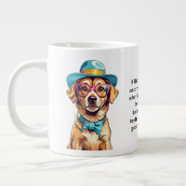 Lustigt råd från en Hund Jumbo Mugg