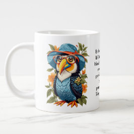 Lustigt råd från en pekdator jumbo mugg
