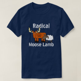 Lustigt "Radical Moose Lamb" T Shirt