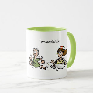 Lustigt rädsla för att få en skön näsa Mugg