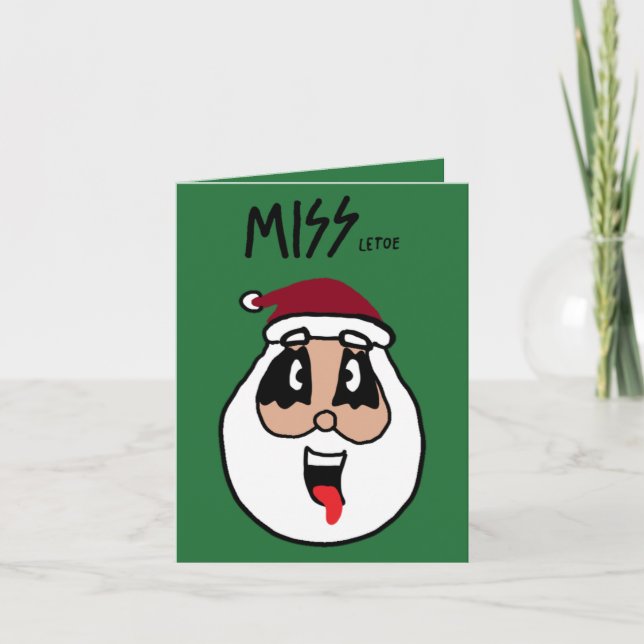 Lustigt rakande runt Julgran-kortet Kort (Framsida)