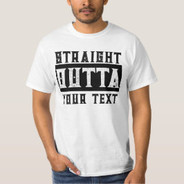 Lustigt "Rakt utanför din text" parodi T-Shirt