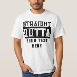 Lustigt "Rakt utanför din text" parodi T-Shirt
