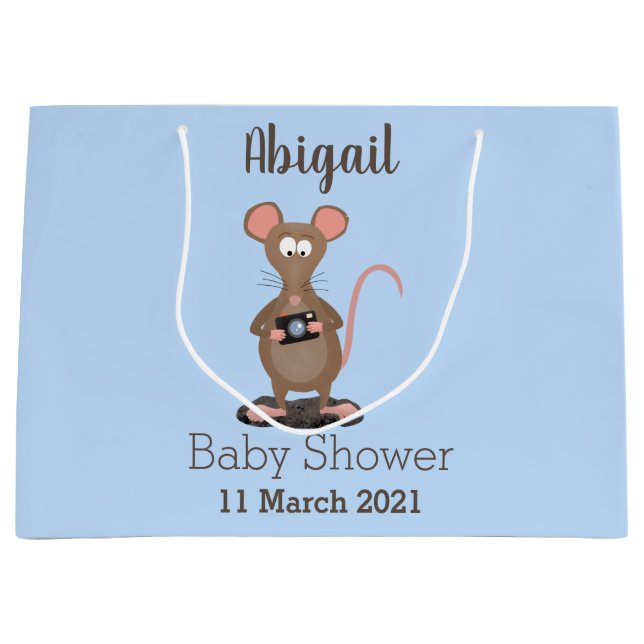 Lustigt råtta med kamerans tecknad illustration (Framsidan)