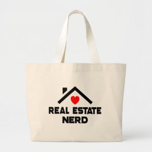 Lustigt Realtor Gift Real Gods Agent Broker hem Jumbo Tygkasse