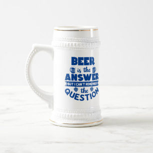 Lustigt, redigerbar, Personligen "Beer is the Resp Sejdel
