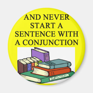 Lustigt regler för författare magnet