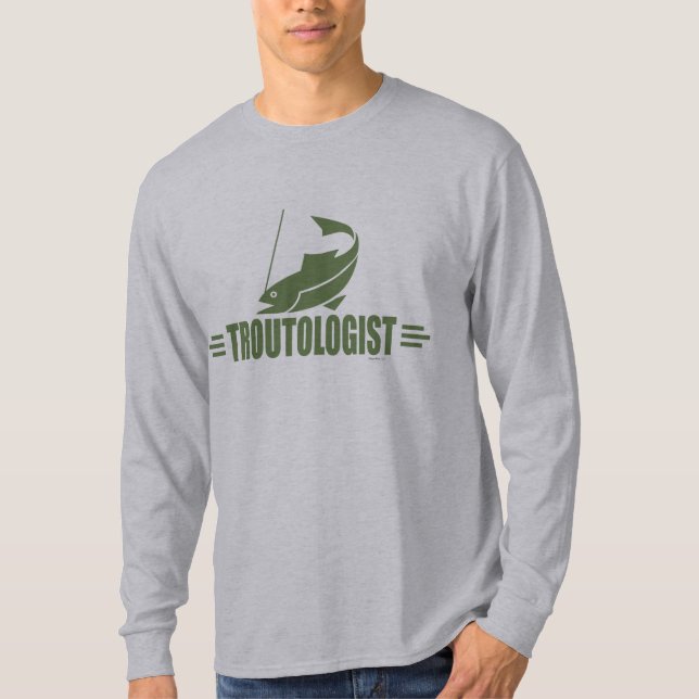 Lustigt regnbågsfiske t shirt (Framsida)
