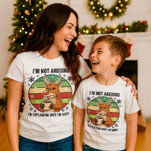 Lustigt Reindeer-jul... Jag talar inte om Helgdag T Shirt