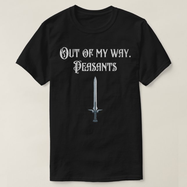 Lustigt Renaissance-festival ur mitt sätt att föda T Shirt (Design framsida)