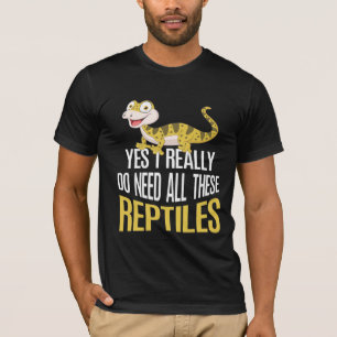 Lustigt Reptile älskare Kids Cute Animal fläkt T Shirt