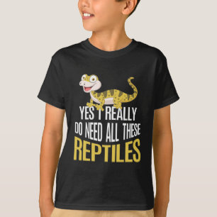 Lustigt Reptile älskare Kids Cute Animal fläkt T Shirt