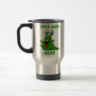 Lustigt resekaffe "FREE HUGZ.." Resemugg