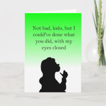 Lustigt retande förolämpande grattisar