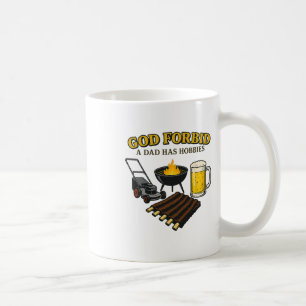 Lustigt Retro Gud förbjude ett Pappa har Hobbieser Kaffemugg