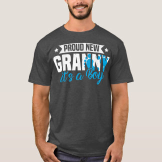 Lustigt Retro Proud New Granny. Det är en Gender. T Shirt