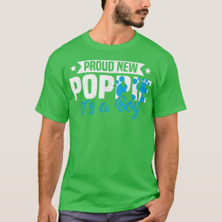 Lustigt Retro Proud New Poppie Det är en Gender. T Shirt