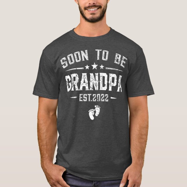 Lustigt Retro snart till Grandpa Est 2022 New T Shirt (Framsida)