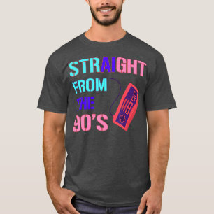 Lustigt Retro-spelande Joystick Rakt från T Shirt